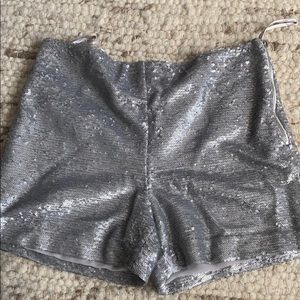 Sequence silver shorts